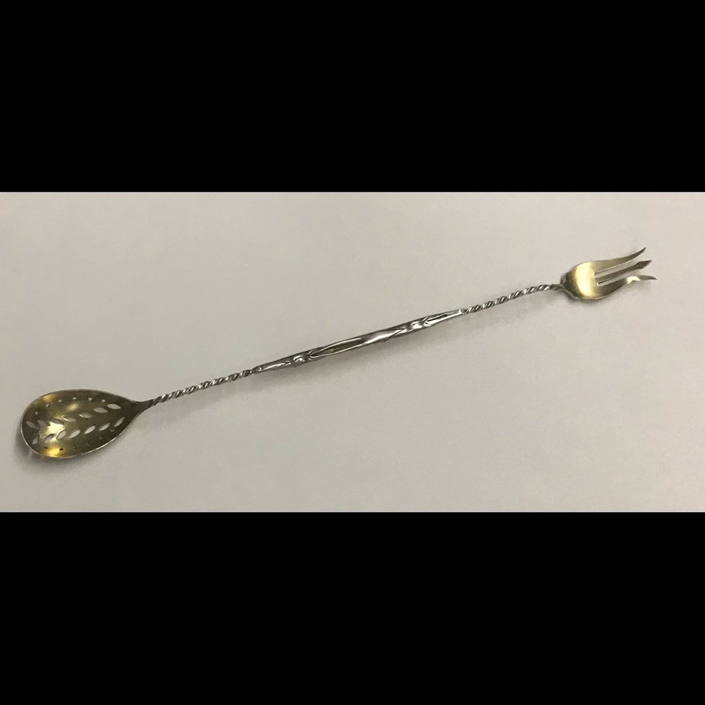 Antique Frank Whiting Olive Spoon Pickle Fork Sterling Silver circa 1990